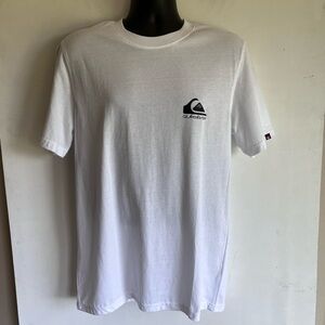 Quiksilver White Short Sleeve Men's Tee